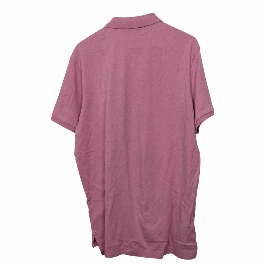 U.S. Polo Assn Polo Shirt Men's XL Pink Short Sleeve‎ Double Pony Logo Classic